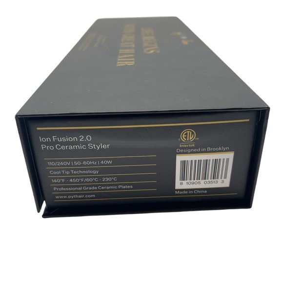 PYT HAIR Ion Fusion 2.0 Pro Analog Ceramic Styler NWOT - Picture 4 of 6